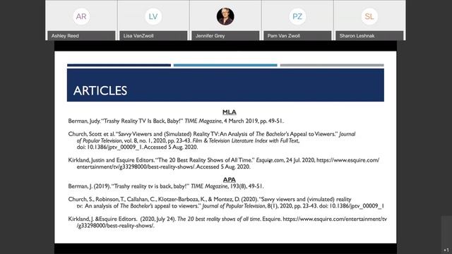 APA & MLA Citation Workshop (2020) смотреть онлайн