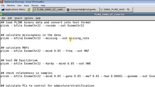 GWAS Data Management & QC - module 1 смотреть онлайн