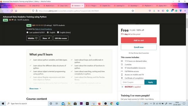 (25-26th June} Get Bestseller Udemy Courses for Free with Udemy Free Certificates | #UdemyCoupons смотреть онлайн
