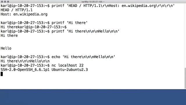 printf and netcat смотреть онлайн