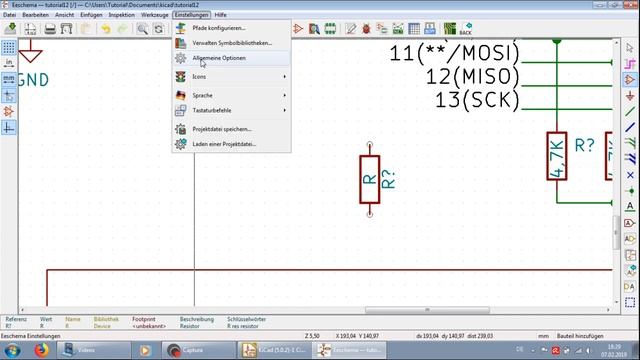 KiCad 5.0.2 Tutorial Deutsch Teil 11 смотреть онлайн