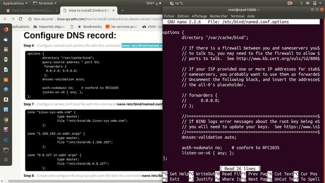 installation Zimbra on Ubuntu 1 sur 3 смотреть онлайн
