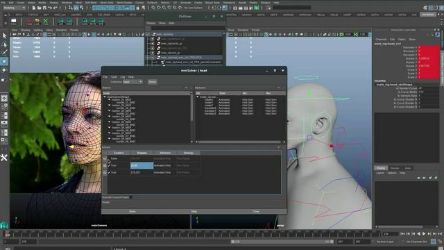 Open Source Maya mmSolver part 1 (head and jaw IK tracking) смотреть онлайн