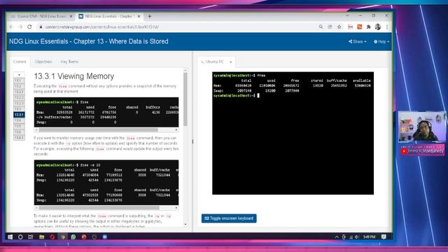NDG LINUX ESSENTIAL MODULE 12-13 (Where Data is Stored) смотреть онлайн