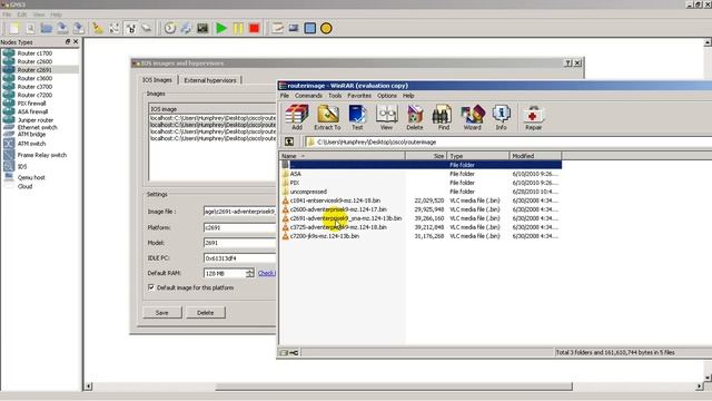 GNS3/Dynamips - Uncompressing Cisco router images for faster load times смотреть онлайн