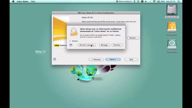 Instalación de Lotus Notes 8.5.1 en Mac смотреть онлайн