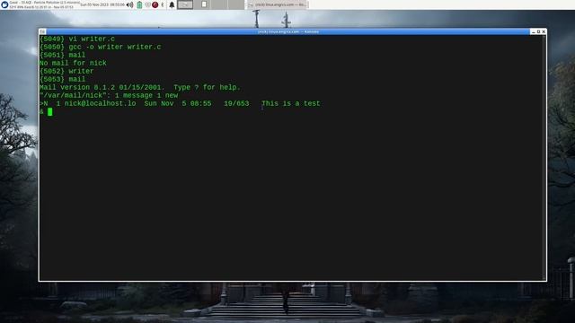 Using popen to Run Commands from C смотреть онлайн