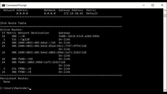 Understanding the netstat -r routing table entries on host (IPV4 and IPV6) смотреть онлайн
