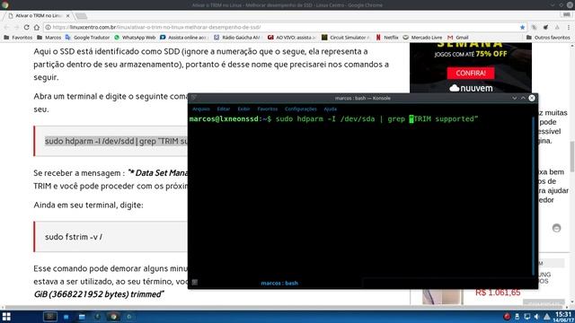 Proteja o seu SSD aprendendo a usar o TRIM no Linux смотреть онлайн