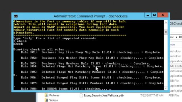 Performing DBCheck on CCMP DB Server смотреть онлайн