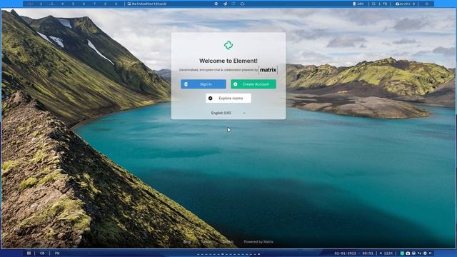 ArcoLinux : 2510 How to install element-desktop - make an account and join matrix/element смотреть онлайн