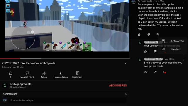 @bruhgang24pg3d3 why so mad man,. Calling me a hacker by getting fked by a normal grinder iOS acc смотреть онлайн