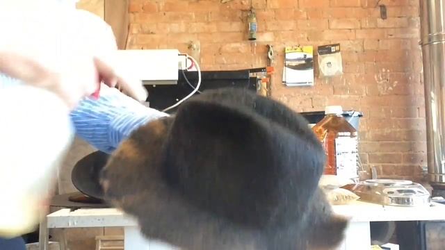 How to stiffen a felt hat with Shellac смотреть онлайн