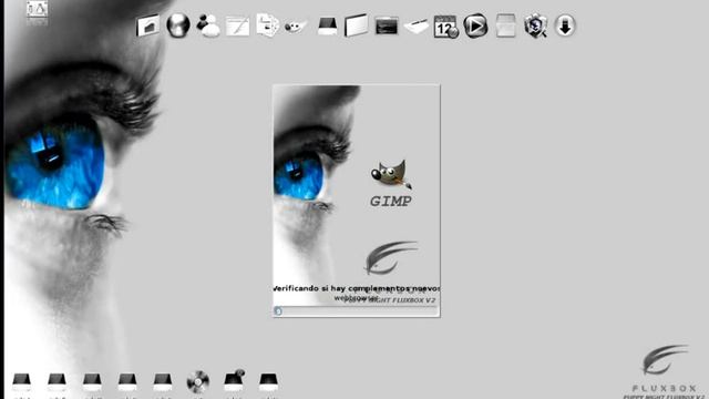 Desktop Nite FluxBox (Puppy Linux) смотреть онлайн