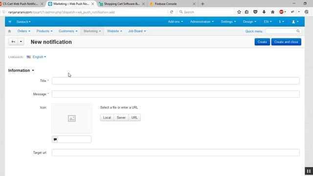 CS-Cart Web Push Notification Demo смотреть онлайн