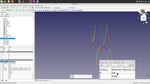 FREECAD #144 - SIN COS TAN COSEC SEC COTG смотреть онлайн
