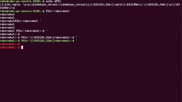 Custom Bash Prompt | Linux | Ubuntu
