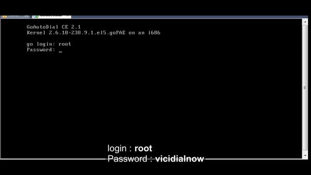 GOautodial Root Login смотреть онлайн
