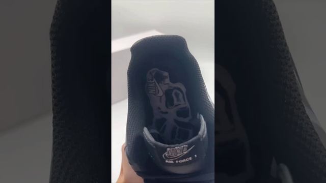 Nike Air Force '07 Low Skeleton Black