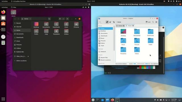 Ubuntu 21.10 vs Kubuntu 21.10: Comparing the Basics смотреть онлайн