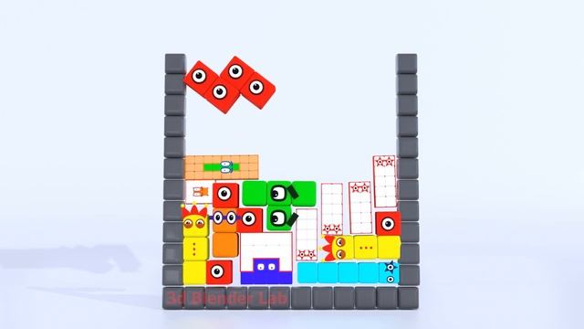 NUMBERBLOCKS Softbody Tetris 2022