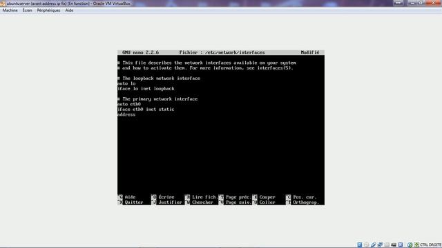 Comment mettre une adresse static sur Ubuntu server смотреть онлайн