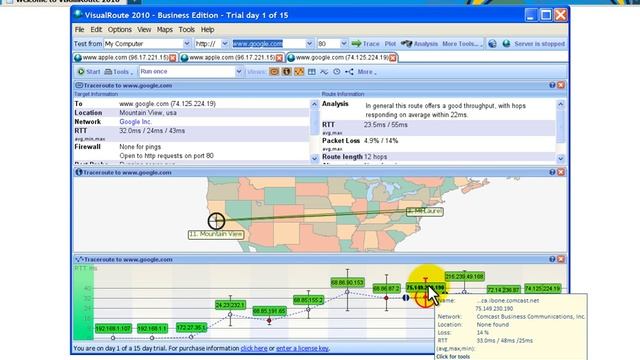 TCP/IP Lesson: Using VisualRoute to Identify and Troubleshoot Networking Issues смотреть онлайн