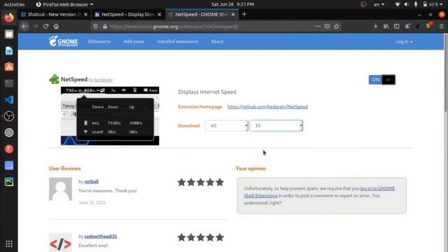 Show Internet Speed in Task Bar on Ubuntu 18.04+ смотреть онлайн
