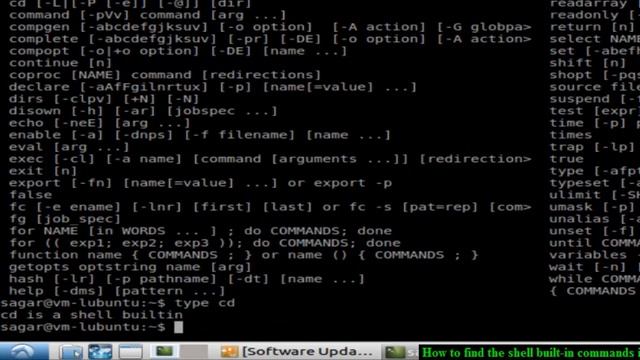 How to find the shell built in commands in Linux смотреть онлайн