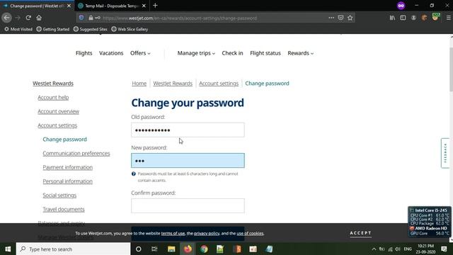 session not expired after password change westjet.com | broken authentication and session managemen смотреть онлайн