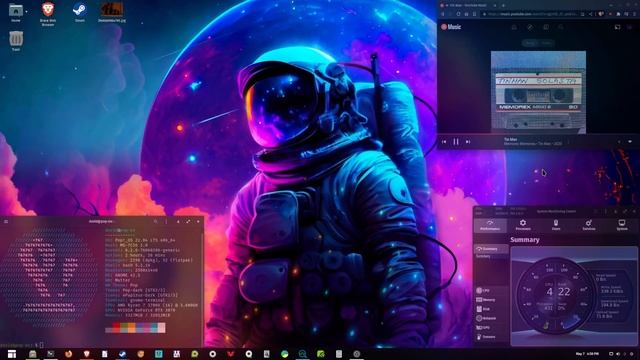 POPOS 22.04 - Live Space Wallpaper - Memorex Memories -Tin Man - 2020 смотреть онлайн