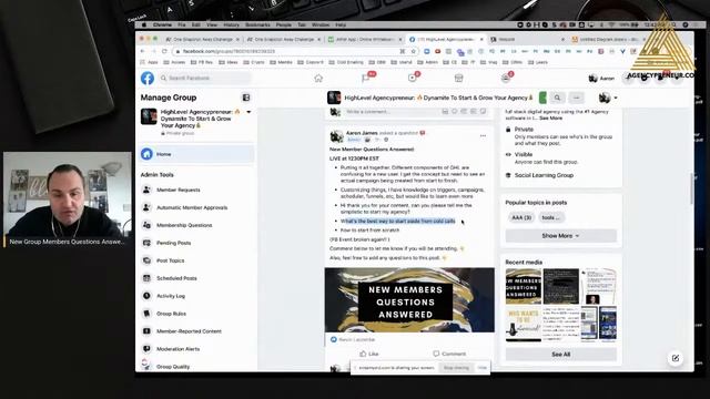 New Facebook Group Members Questions Answered смотреть онлайн
