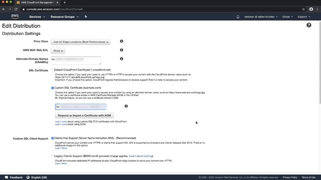 How do I install a custom SSL/TLS certificates on Amazon CloudFront? смотреть онлайн