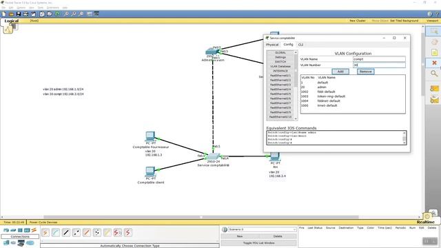 Configuration des réseaux VLAN смотреть онлайн