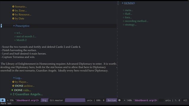 How I used Emacs Org Mode to master Heroes of Might and Magic 3's first campaign scenario смотреть онлайн