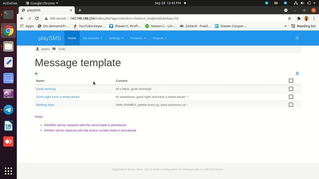 PlaySMS Web Interface Deployment Online смотреть онлайн