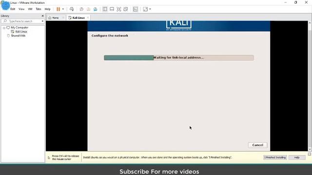 kali linux install in vmware workstation 2020 | kali linux installation step by step смотреть онлайн