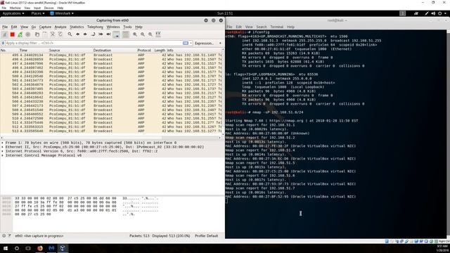 Using Wireshark to Capture Packets Created by Nmap смотреть онлайн