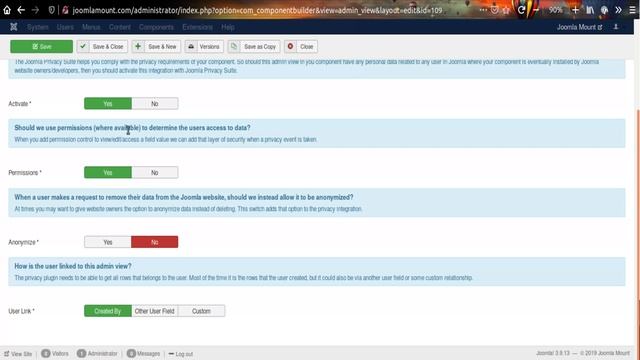 Joomla Privacy Suite & Action Log Integration with JCB смотреть онлайн
