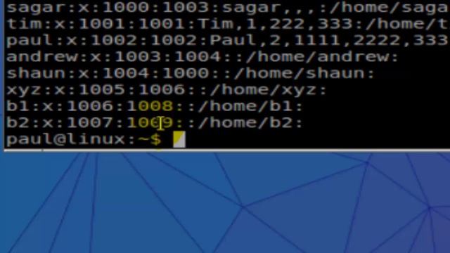 How to read the etc passwd file in Linux смотреть онлайн