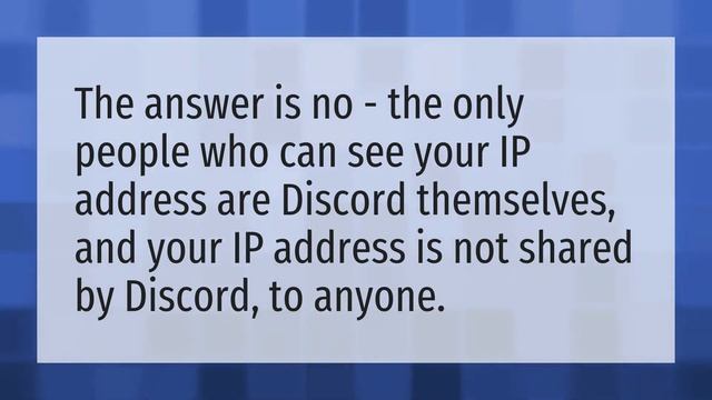 Can discord server owners see IP? смотреть онлайн