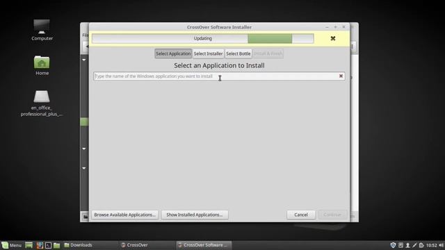 Crossover Linux and Office 2010 смотреть онлайн