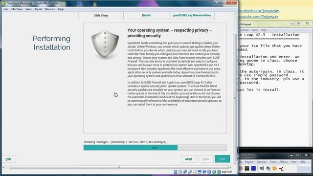 OpenSuse Leap - Installation смотреть онлайн