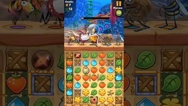 Best Fiends level 661 walkthrough ios android gameplay HD смотреть онлайн