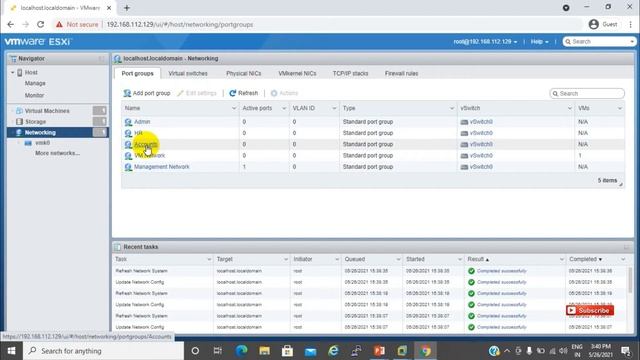 How to create a vSwitch and configure a Port Group on VMware vSphere 6.5 6.7 | YouTube Class 8 смотреть онлайн