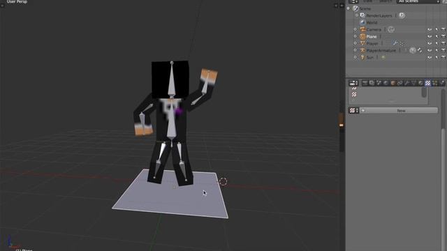 How to Make A Minecraft 3D Render In Blender with a Basic Rig смотреть онлайн
