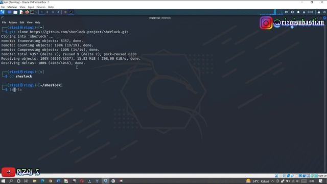 BELAJAR OSINT #1 : INVESTIGAS LEWAT JEJAK DIGITAL MENGGUNAKAN SHERLOCK | KALI LIN @bangbas17 смотреть онлайн