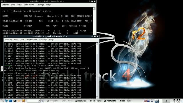 wpa hacking with backtrack4.mp4 смотреть онлайн