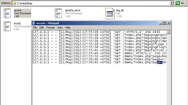 Local File Include with Access log смотреть онлайн