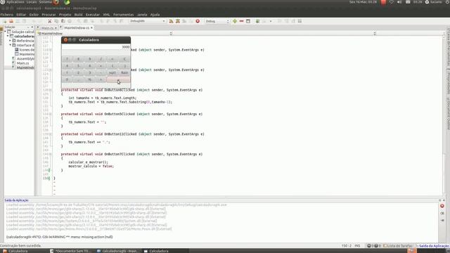 Calculadora MonoDevelop C# смотреть онлайн